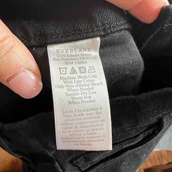 NWT Everlane Way-High Skinny Jean Black - Picture 8 of 8